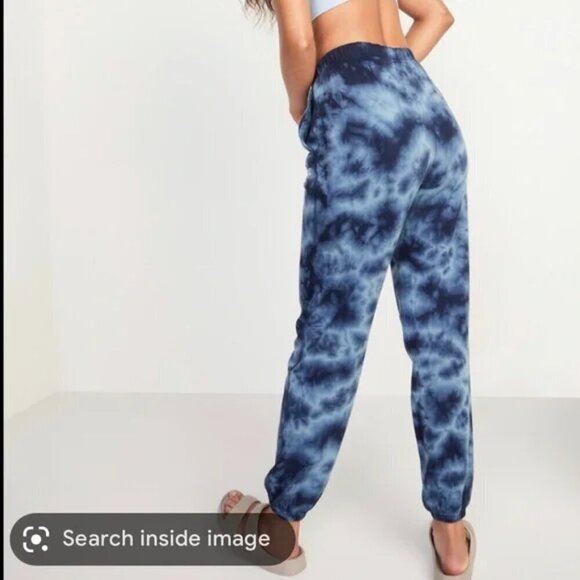 Old Navy Sweatpants Blue Tie-Dye Women's Size XS - Picture 2 of 8